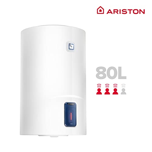 Ariston, Lydos R - Calentador de Agua Electrico, 80 Litros, Regulación Externa