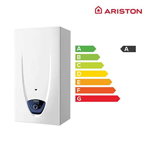 Ariston, Blu Control - Calentador de Agua de Gas Butano y Propano Atmosférico, 14L/min, Low Nox 22.5x37x58 cm - Fabricado para Instalación en España (Clase Energética A)